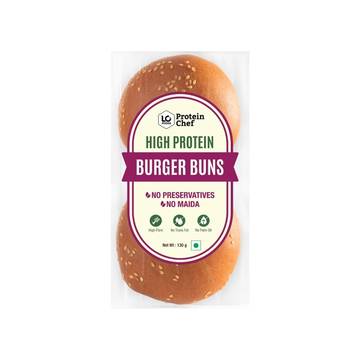 Protein Chef High Protein Burger Bun (No Maida, Multigrain)